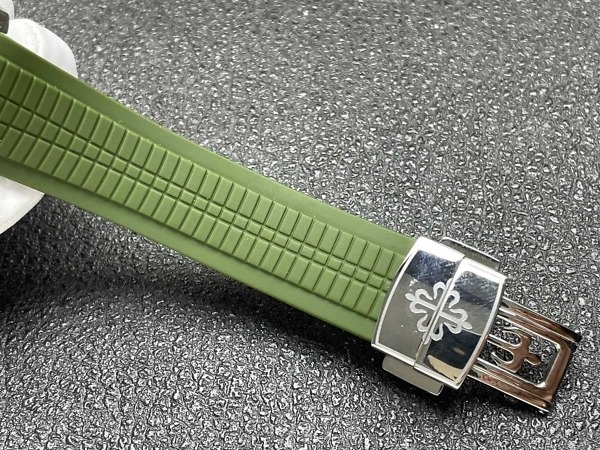 Replica Aquanaut 5968A-001 Patek Philippe Chronograph</br> <span style="color: #a8927b; font-size: 90%;">42.2 mm,Steel,5968A-001 Green Strap</span> - Image 10