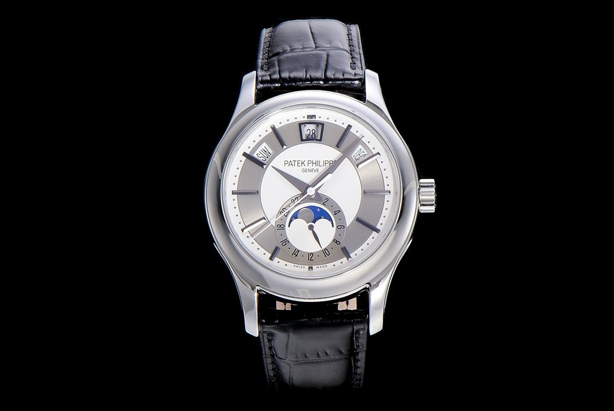 Complications 5205G-001 ANNUAL CALENDAR, MOON PHASES. </br> <span style="color: #a8927b; font-size: 90%;">40 mm,Steel, Grey Dial</span> - Image 2