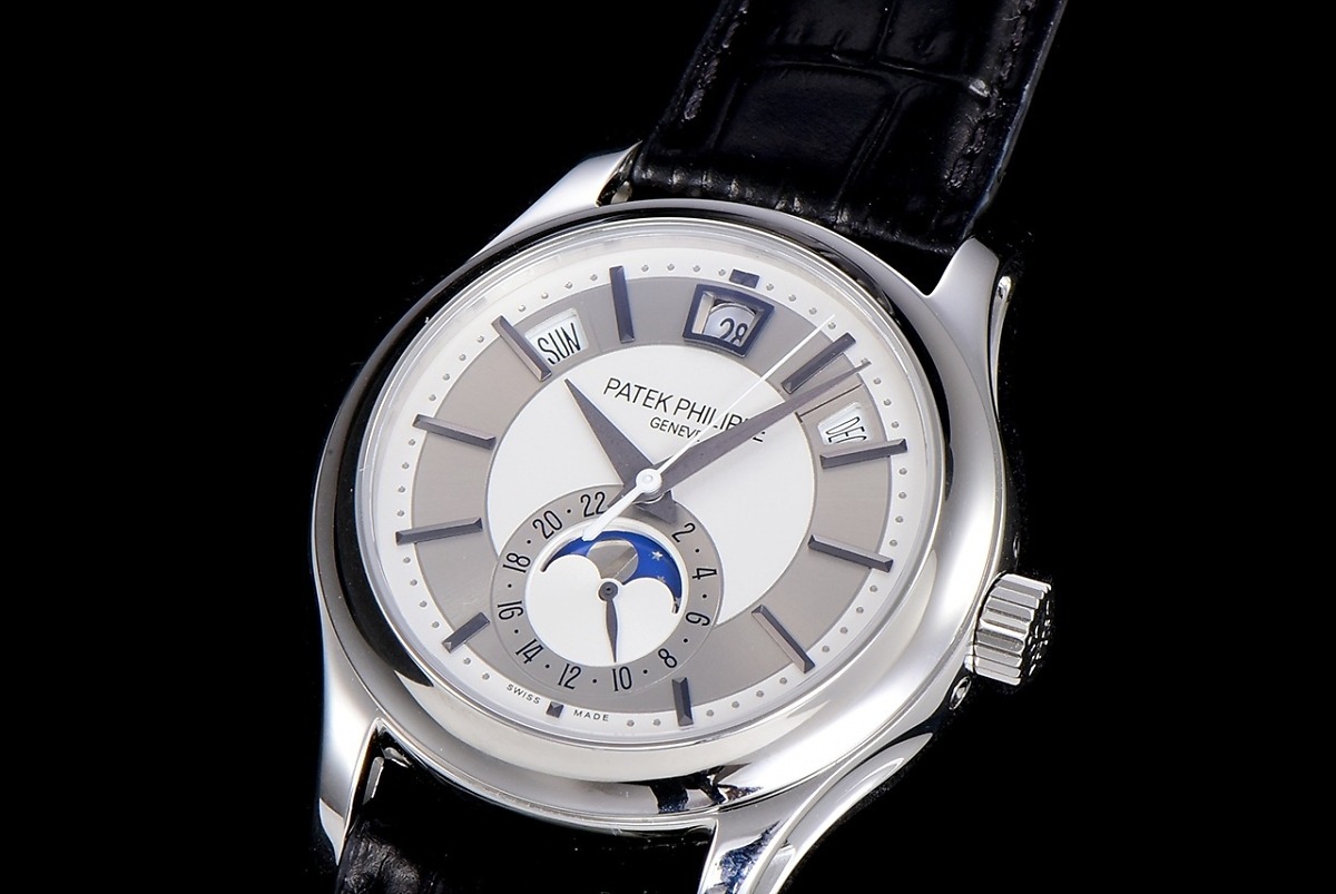 Complications 5205G-001 ANNUAL CALENDAR, MOON PHASES. </br> <span style="color: #a8927b; font-size: 90%;">40 mm,Steel, Grey Dial</span> - Image 4