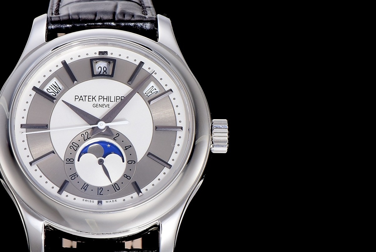 Complications 5205G-001 ANNUAL CALENDAR, MOON PHASES. </br> <span style="color: #a8927b; font-size: 90%;">40 mm,Steel, Grey Dial</span> - Image 5