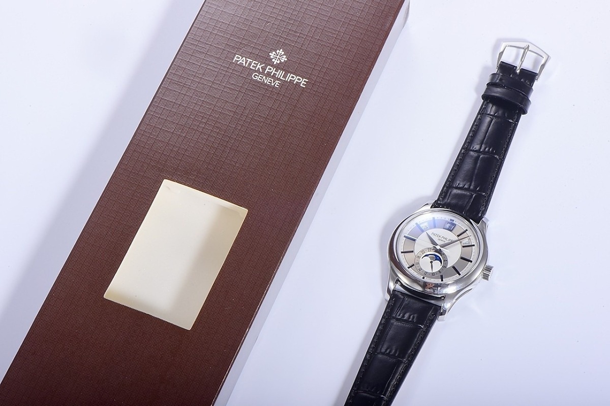 Complications 5205G-001 ANNUAL CALENDAR, MOON PHASES. </br> <span style="color: #a8927b; font-size: 90%;">40 mm,Steel, Grey Dial</span> - Image 13