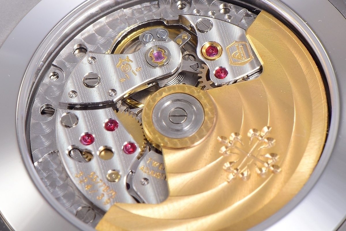 Réplica Nautilus 5726/1A-014 Patek Philippe Calendario Anual, Fases Lunares 8927 mm, acero, esfera oscura - Imagen 90