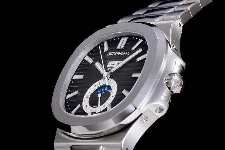 Replica Nautilus 5726/1A-014 Patek Philippe Annual Calendar, Moon phases</br> <span style="color: #a8927b; font-size: 90%;">40.5 mm,Steel,Dark Dial</span> - Image 7
