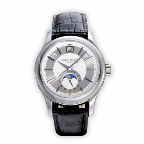 Complications 5205G-001 ANNUAL CALENDAR, MOON PHASES. </br> <span style="color: #a8927b; font-size: 90%;">40 mm,Steel, Grey Dial</span>