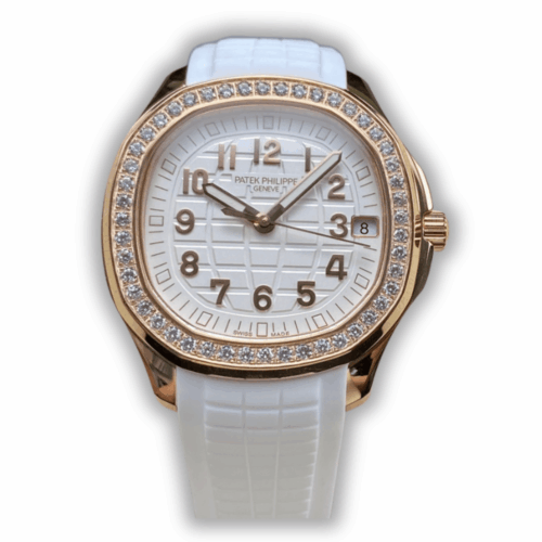 Replica Patek Philippe Aquanaut 5269/200R-001 White Gold 38.8mm Travel Time Watch