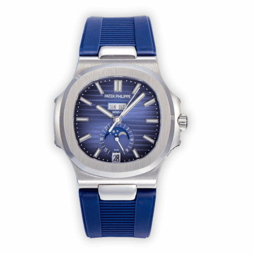 Nautilus 5726/1A Annual Calendar, Moon phases</br> <span style="color: #a8927b; font-size: 90%;">40.5 mm,Steel, Blue Dial</span>