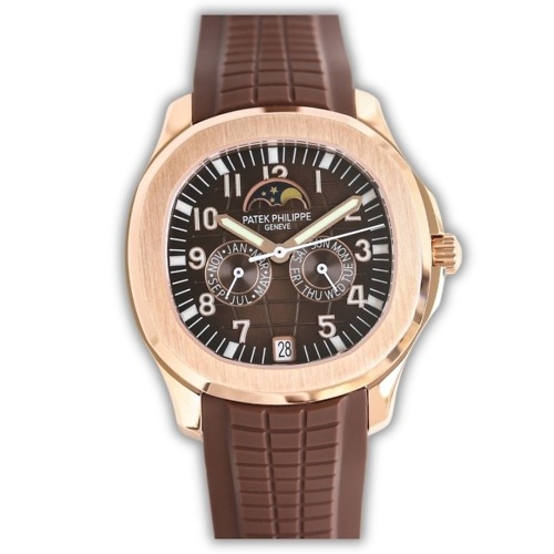 Replica Patek Philippe Aquanaut 5261R-001 39.9mm Rose Gold, Brown Dial