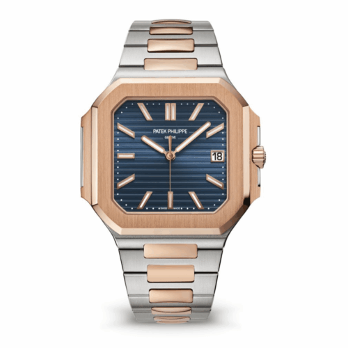 Cubitus 5821/1AR Patek Philippe </br> <span style="color: #a8927b; font-size: 90%;">45 mm Blue Dial</span> - SuperClone