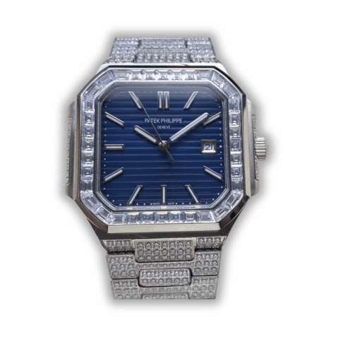 Cubitus 5821/1AR Patek Philippe </br> <span style="color: #a8927b; font-size: 90%;">45 mm Blue Dial, Diamond</span>