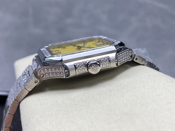 Cubitus 5821/1AR Patek Philippe </br> <span style="color: #a8927b; font-size: 90%;">45 mm Yellow Dial, Diamond</span> - Image 6