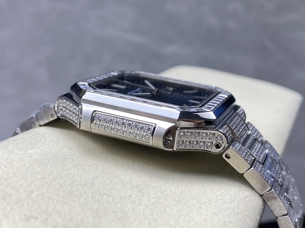 Cubitus 5821/1AR Patek Philippe </br> <span style="color: #a8927b; font-size: 90%;">45 mm Blue Dial, Diamond</span> - Image 6