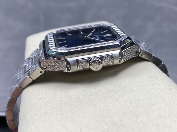 Cubitus 5821/1AR Patek Philippe </br> <span style="color: #a8927b; font-size: 90%;">45 mm Blue Dial, Diamond</span> - Image 7