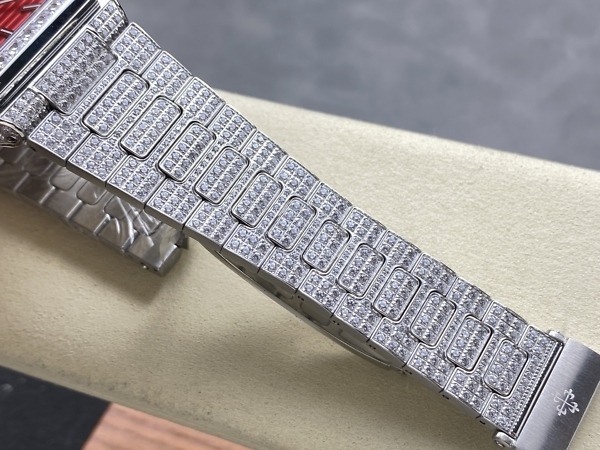 Cubitus 5821/1AR Patek Philippe </br> <span style="color: #a8927b; font-size: 90%;">45 mm Blue Dial, Diamond</span> - Image 10