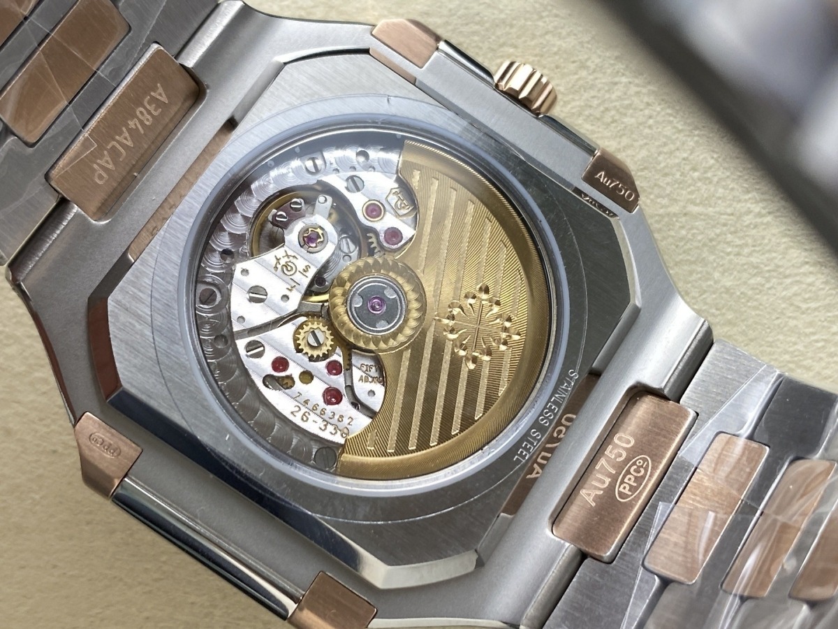 Cubitus 5821/1AR Patek Philippe </br> <span style="color: #a8927b; font-size: 90%;">45 mm Blue Dial</span> - Image 8