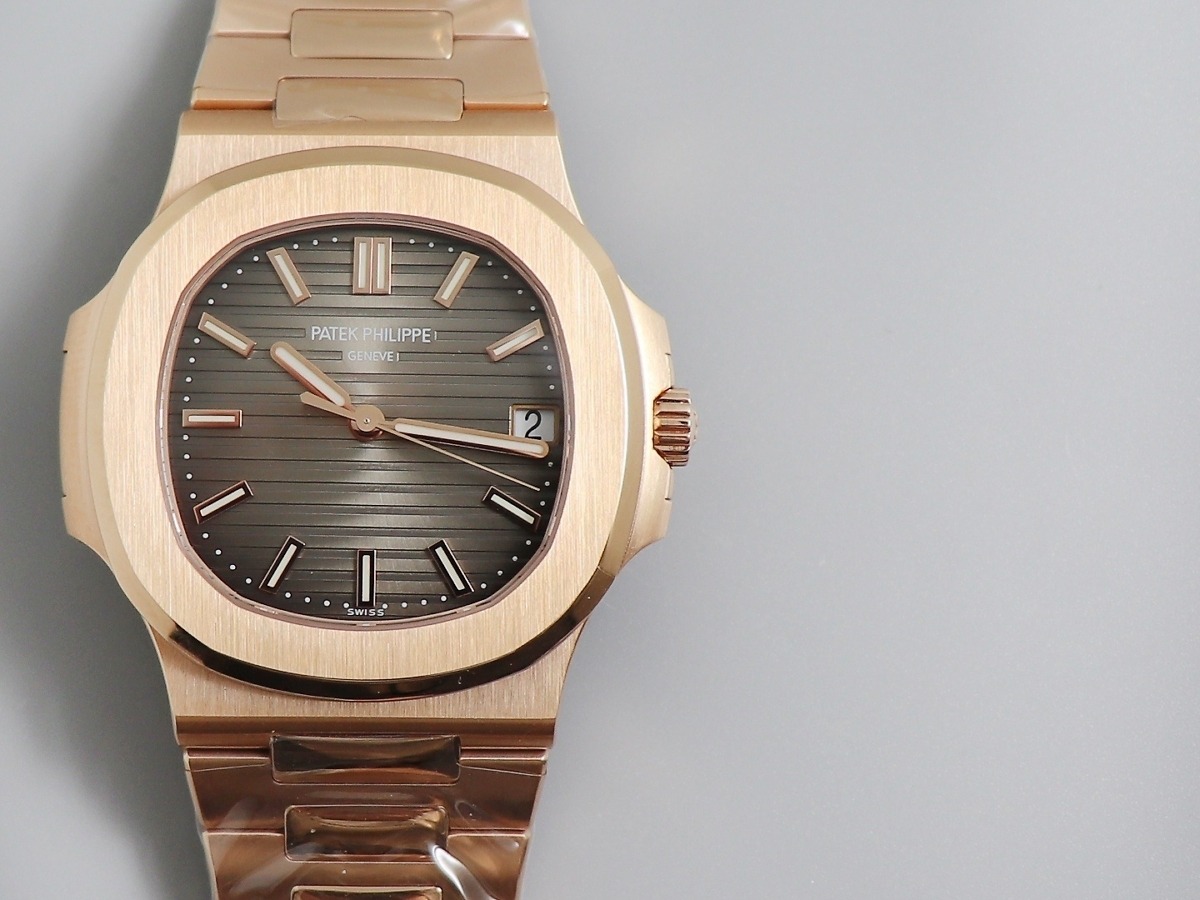 Replica Nautilus 5711/1R-001 Patek Philippe </br> <span style="color: #a8927b; font-size: 90%;">40 mm, Rose Gold, Grey Dial</span> - Image 5
