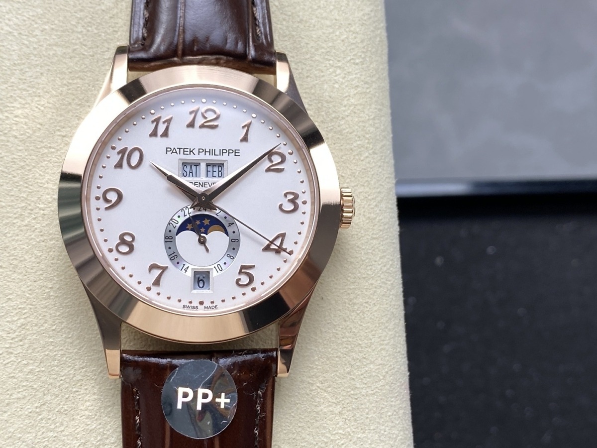 Complicazioni Repliche 5396R-012 Patek Philippe CALENDARIO ANNUALE, FASI LUNARI. 8927 mm, Oro rosa - Immagine 90