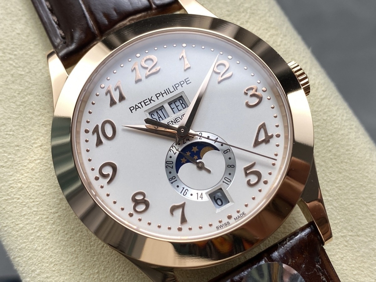 Complicazioni Repliche 5396R-012 Patek Philippe CALENDARIO ANNUALE, FASI LUNARI. 8927 mm, Oro rosa - Immagine 90