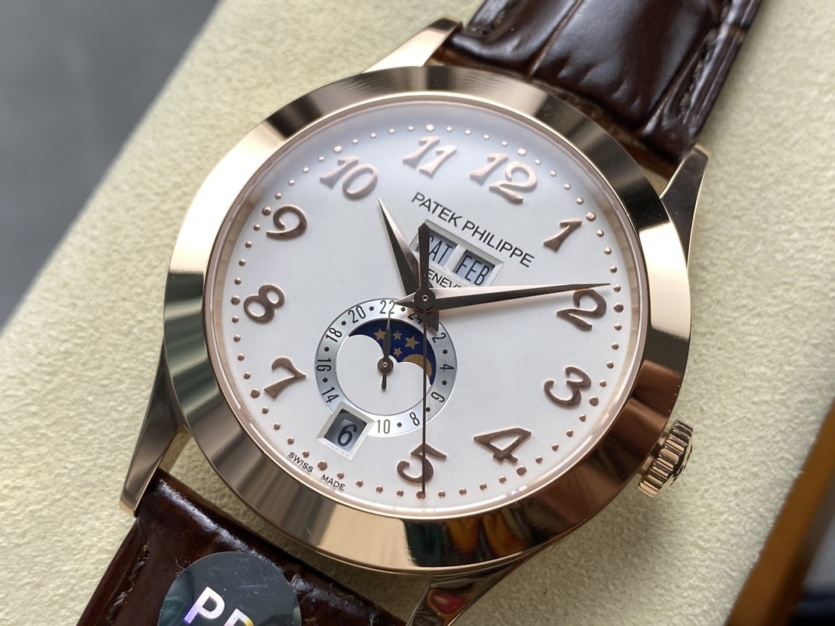 Complicazioni Repliche 5396R-012 Patek Philippe CALENDARIO ANNUALE, FASI LUNARI. 8927 mm, Oro rosa - Immagine 90
