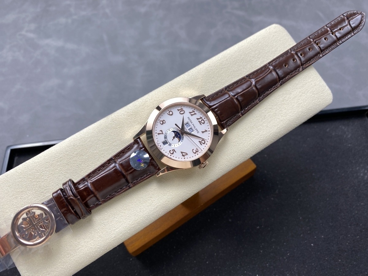 Complicazioni Repliche 5396R-012 Patek Philippe CALENDARIO ANNUALE, FASI LUNARI. 8927 mm, Oro rosa - Immagine 90