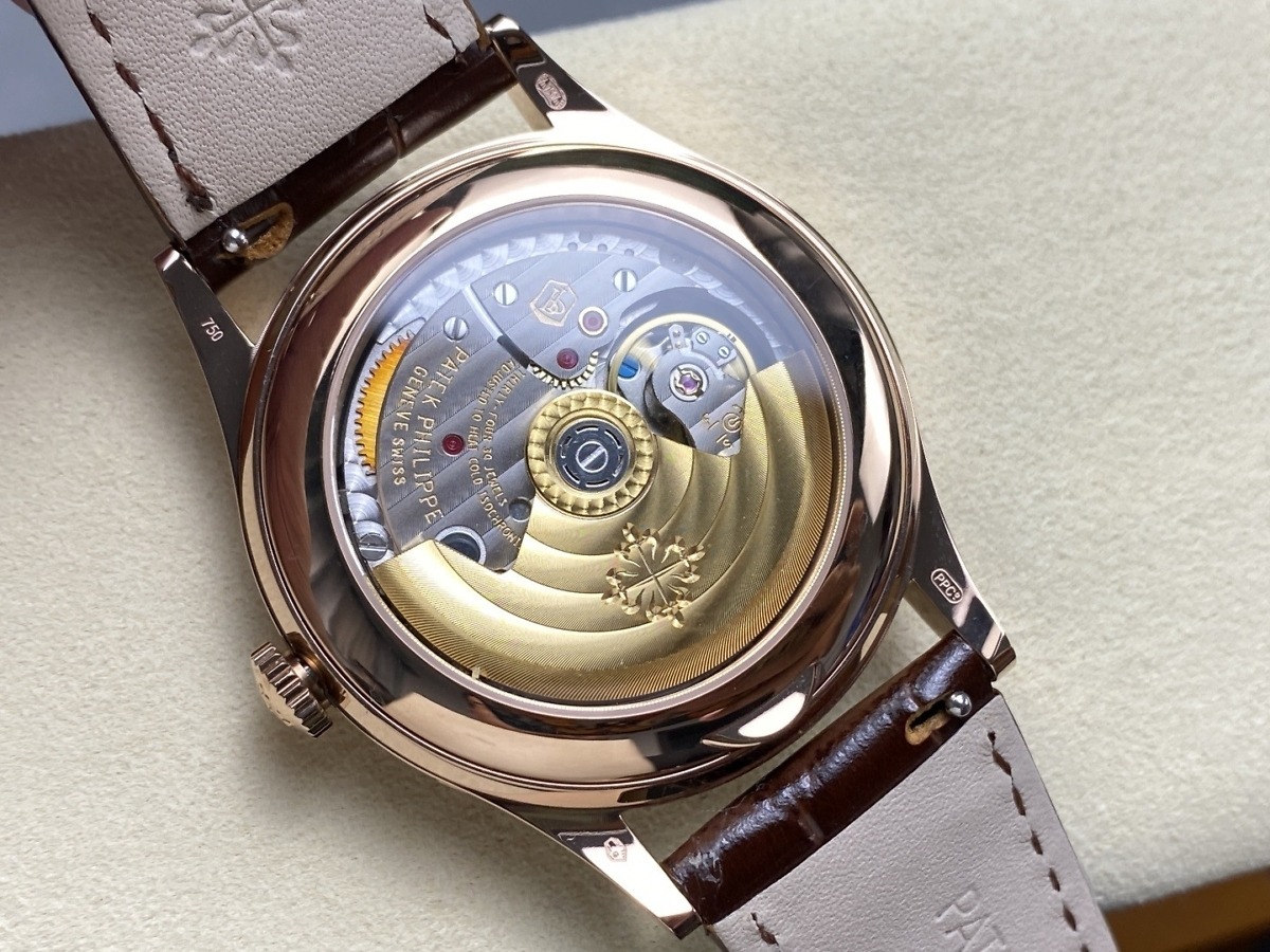 Complicazioni Repliche 5396R-012 Patek Philippe CALENDARIO ANNUALE, FASI LUNARI. 8927 mm, Oro rosa - Immagine 90