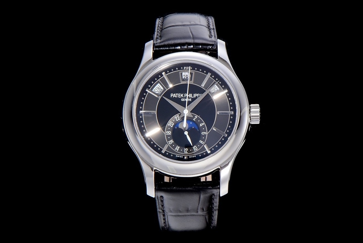 Complications 5205G-013 ANNUAL CALENDAR, MOON PHASES. </br> <span style="color: #a8927b; font-size: 90%;">40 mm,Steel, Dark Blue Dial</span> - Image 2
