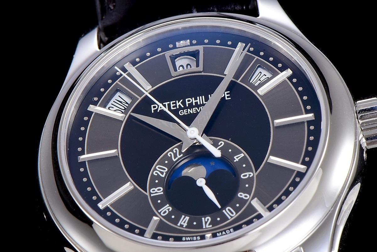 Complications 5205G-013 ANNUAL CALENDAR, MOON PHASES. </br> <span style="color: #a8927b; font-size: 90%;">40 mm,Steel, Dark Blue Dial</span> - Image 6