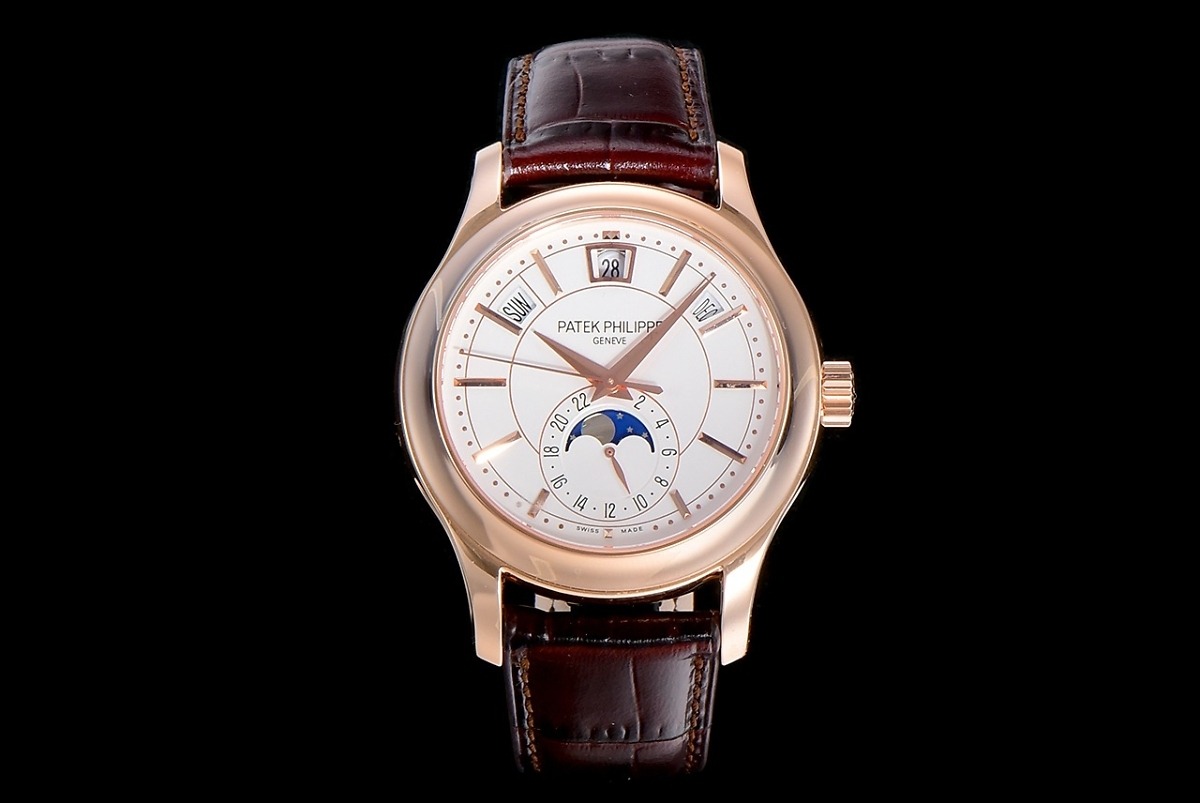 Complications 5205G-001 ANNUAL CALENDAR, MOON PHASES. </br> <span style="color: #a8927b; font-size: 90%;">40 mm,Rose Gold, White Dial</span> - Image 2