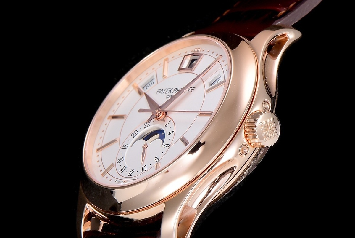 Complications 5205G-001 ANNUAL CALENDAR, MOON PHASES. </br> <span style="color: #a8927b; font-size: 90%;">40 mm,Rose Gold, White Dial</span> - Image 7