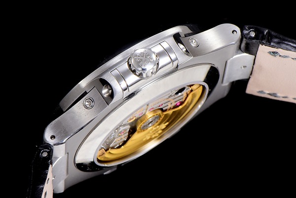 Replik der Nautilus 5726A-001 von Patek Philippe mit Jahreskalender und Mondphasen. 8927 mm, blaues Armband, blaues Zifferblatt – Bild 90