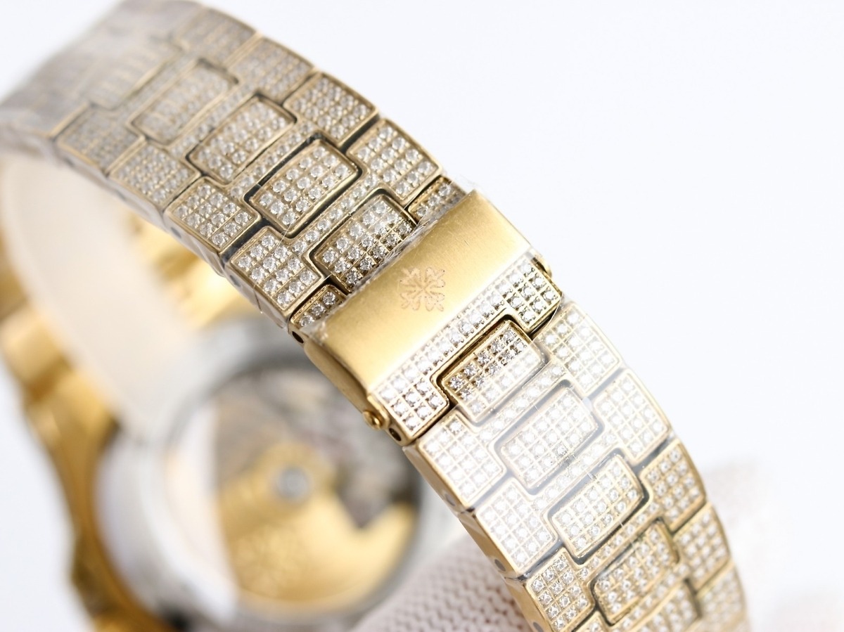 Replica Nautilus 5711-1300A-001 Patek Philippe </br> <span style="color: #a8927b; font-size: 90%;">40 mm, Yellow Diamond Dial</span> - Image 7