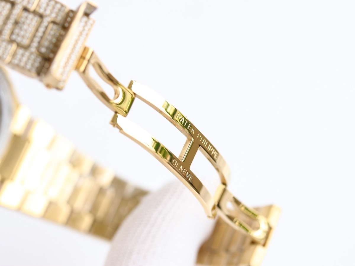 Replica Nautilus 5711-1300A-001 Patek Philippe </br> <span style="color: #a8927b; font-size: 90%;">40 mm, Yellow Diamond Dial</span> - Image 9