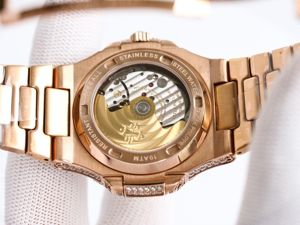Replica Nautilus 5711-1300A-001 Patek Philippe </br> <span style="color: #a8927b; font-size: 90%;">40 mm, Rose Gold Diamond Dial</span> - Image 9