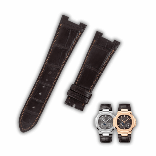 Patek Philippe Nautilus Crocodile  Leather Strap (4 colors ) 25cm