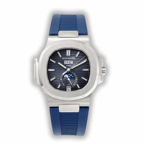 Nautilus 5726/1A Annual Calendar, Moon phases</br> <span style="color: #a8927b; font-size: 90%;">40.5 mm,Steel, Dark Blue Dial</span>