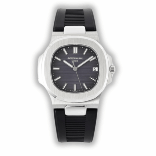 Replica Nautilus 5711-001 Patek Philippe </br> <span style="color: #a8927b; font-size: 90%;">40 mm, Black Dial, Black Rubber</span>